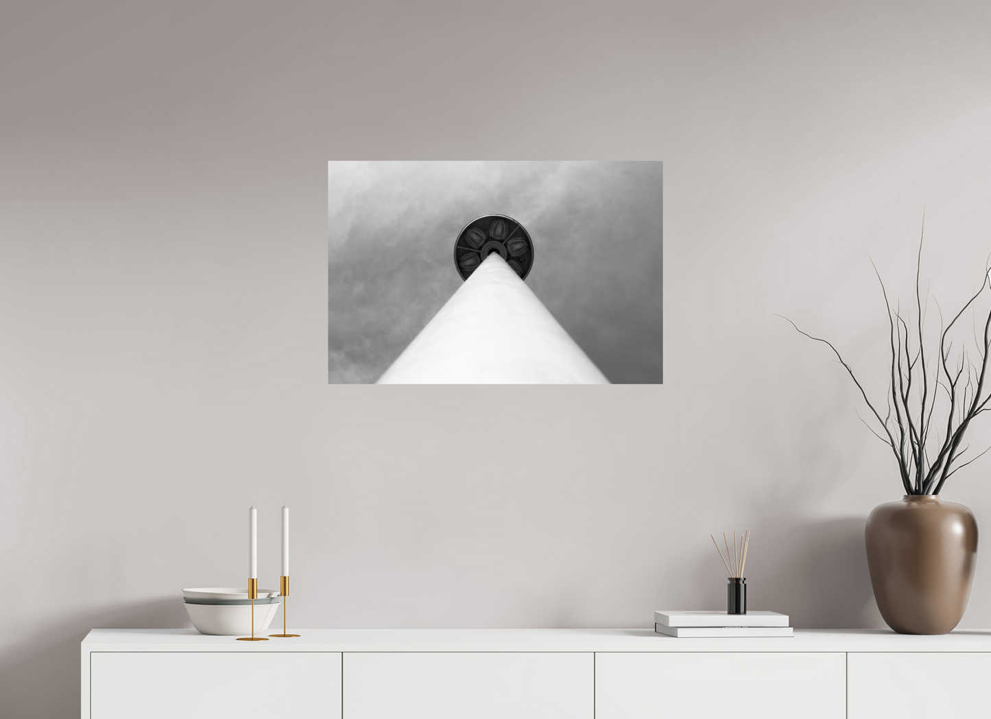 Nail - Abstrakte Schwarzweiß-Fotografie, Naheinstellung - Hochwertiger Abzug in Galeriequalität