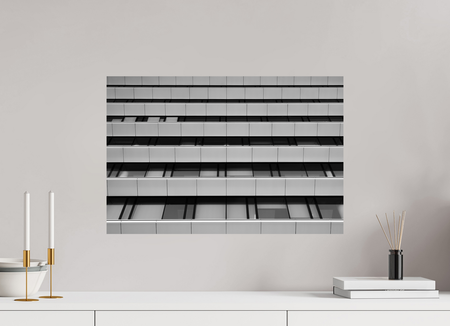 Ledges - Schwarzweiß-Architekturfotografie - Hochwertiger Abzug in Galeriequalität