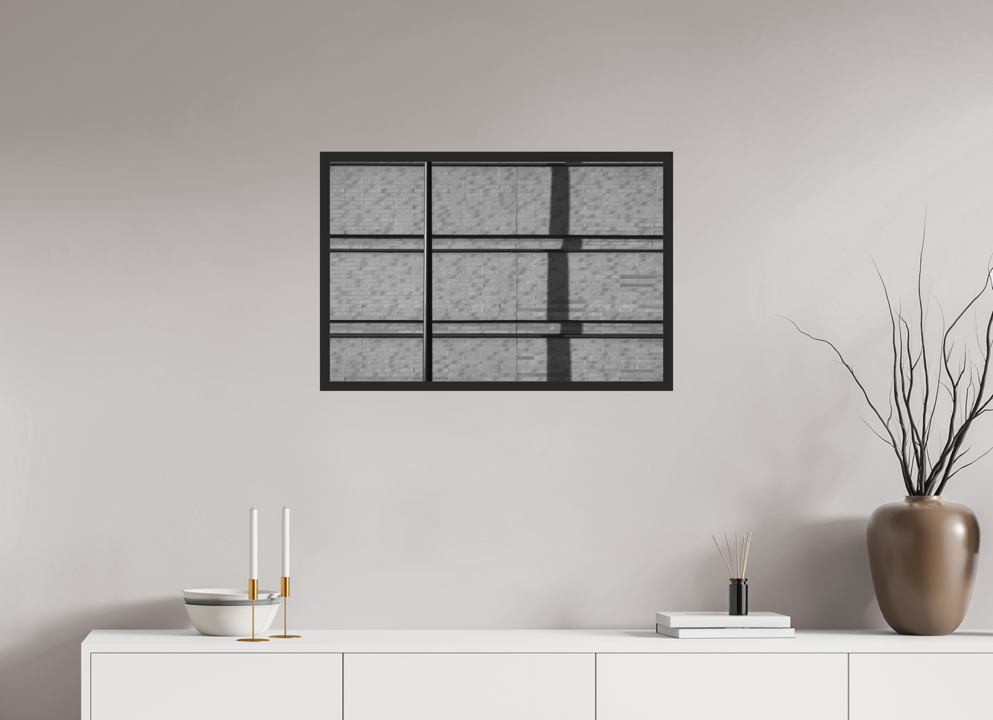 75 x 50 cm, Ilford on Aluminium, Framed Camel - Abstrakte Schwarzweiß-Fotokunst - Hochwertiger Abzug in Galeriequalität