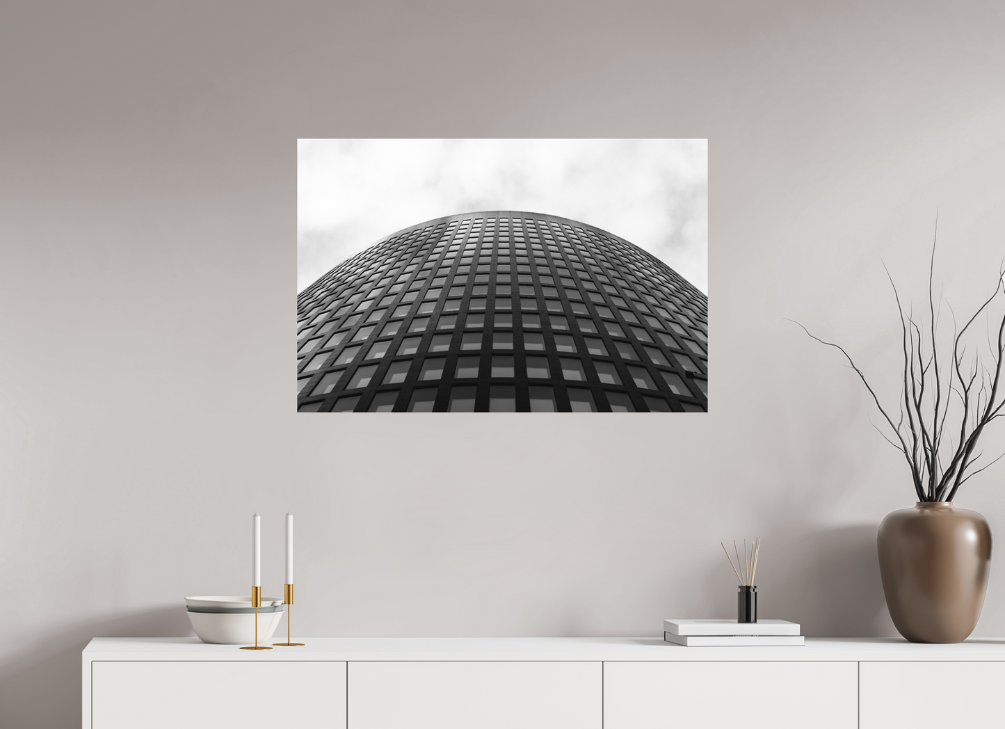 Barrel II - Schwarzweiß-Architekturfotografie - Hochwertiger Abzug in Galeriequalität