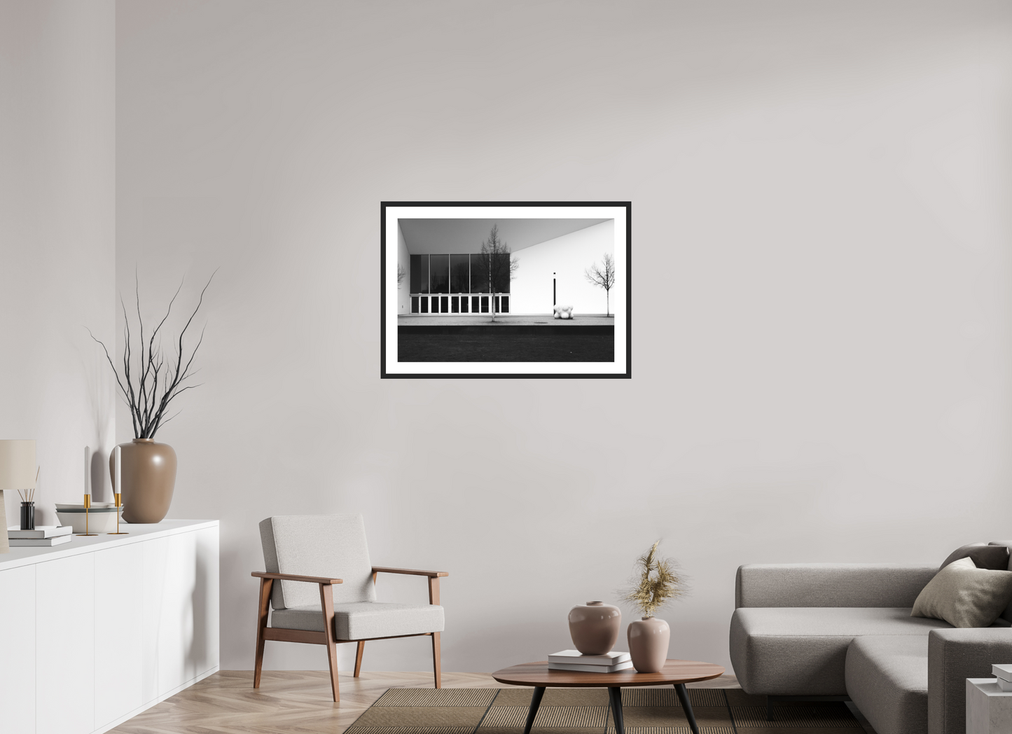Vanishing - Schwarzweiß-Architekturfotografie - Hochwertiger Abzug in Galeriequalität
