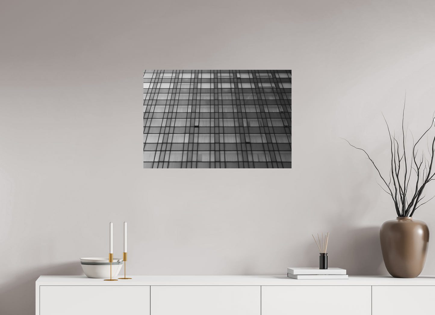 Grid VII - Schwarzweiß-Architekturfotografie - Hochwertiger Abzug in Galeriequalität