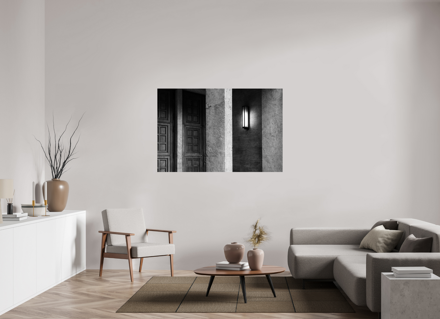 150 x 100 cm, Ilford Photo Print Beacon - Schwarzweiß-Fotokunst - Hochwertiger Abzug in Galeriequalität