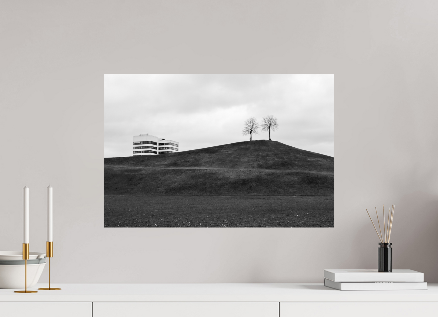 Wave - Schwarzweiß-Fotografie - Hochwertiger Abzug in Galeriequalität