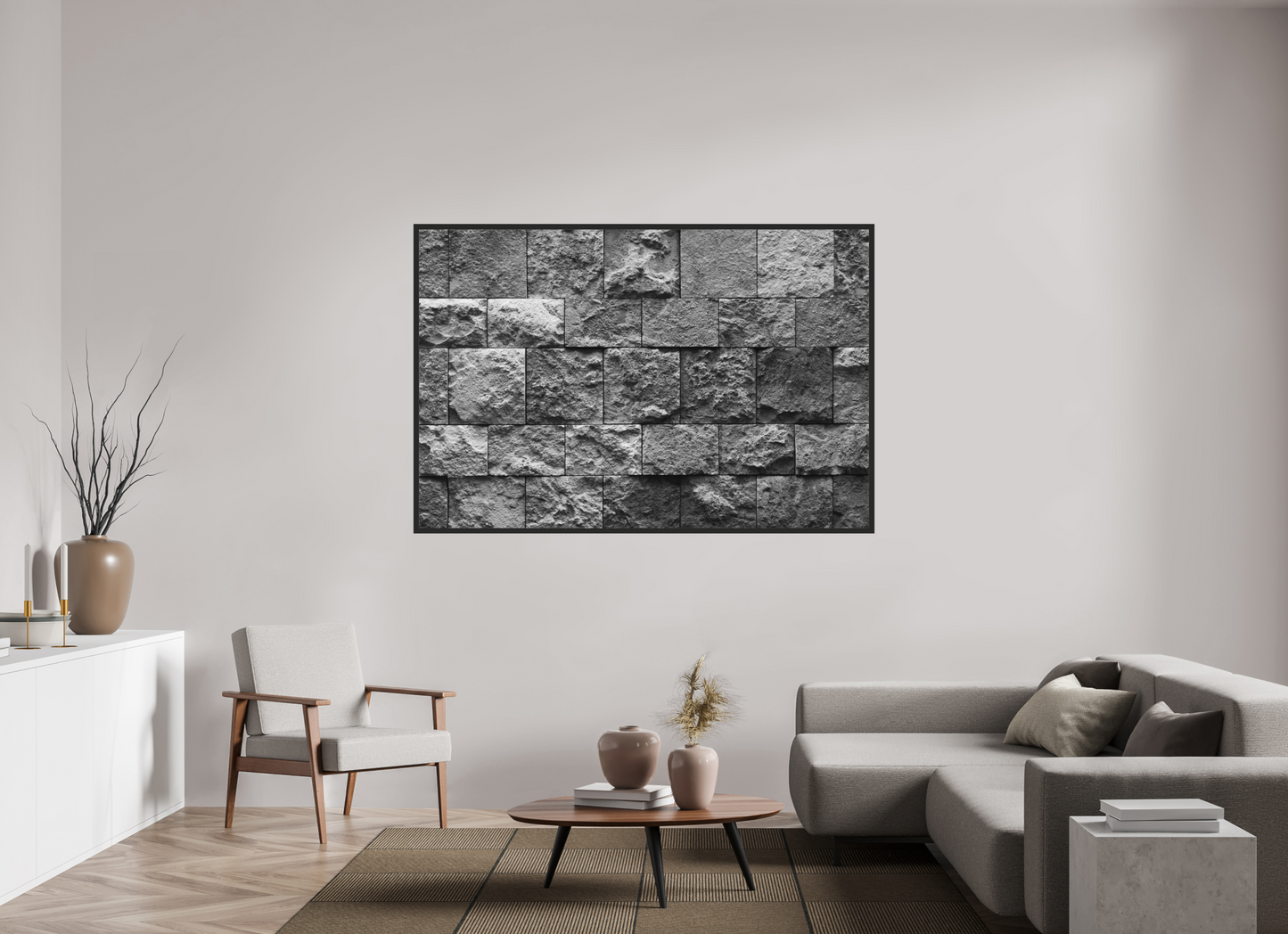 180 x 120 cm, Ilford on Aluminium, Framed Misalignment - Abstrakte Schwarzweiß-Fotokunst - Hochwertiger Abzug in Galeriequalität