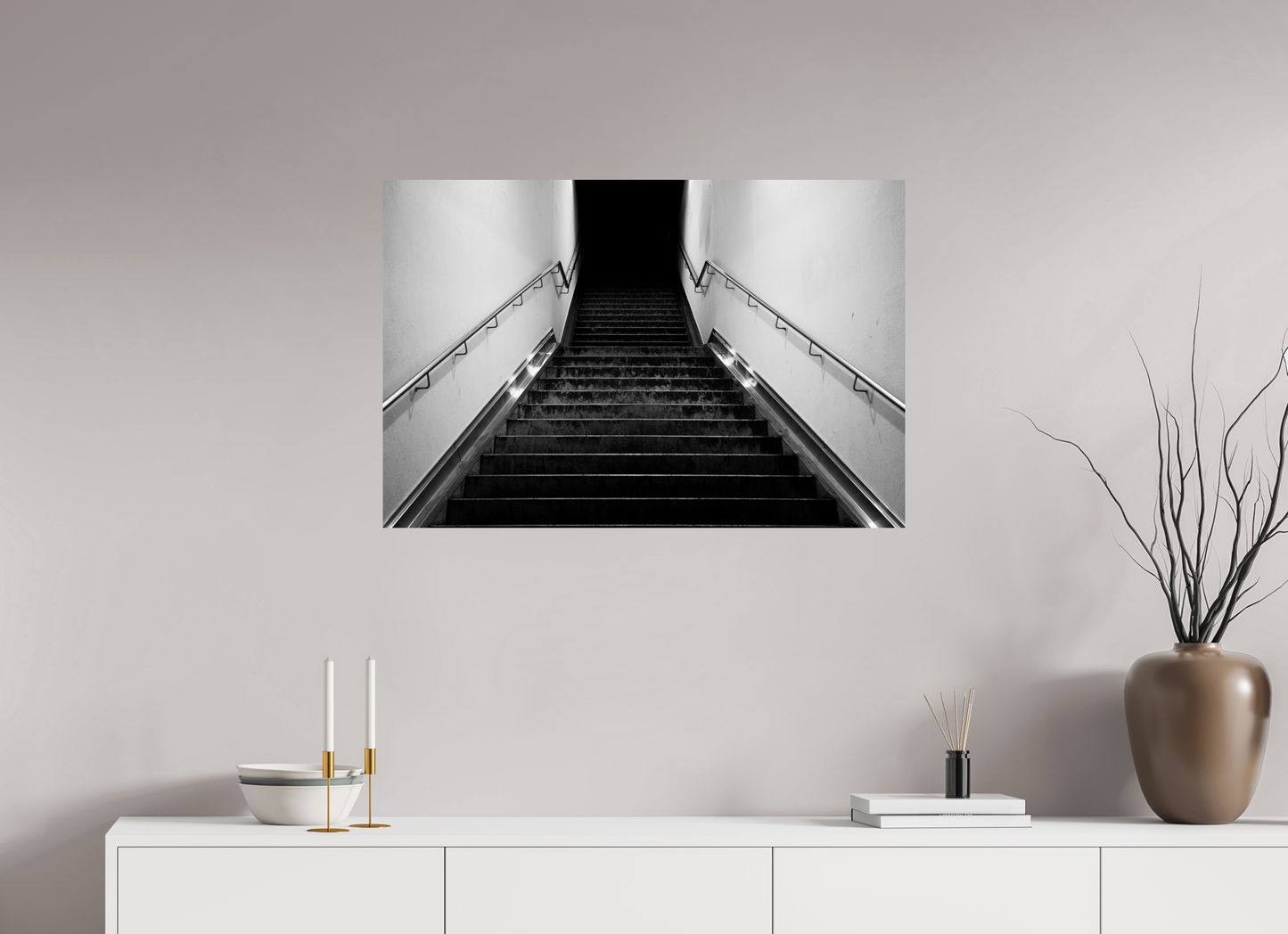 Abyss - Schwarzweiß-Nachtfotografie - Hochwertiger Abzug in Galeriequalität