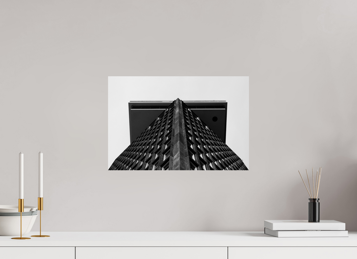 Tabletop - Schwarzweiß-Architekturfotografie - Hochwertiger Abzug in Galeriequalität