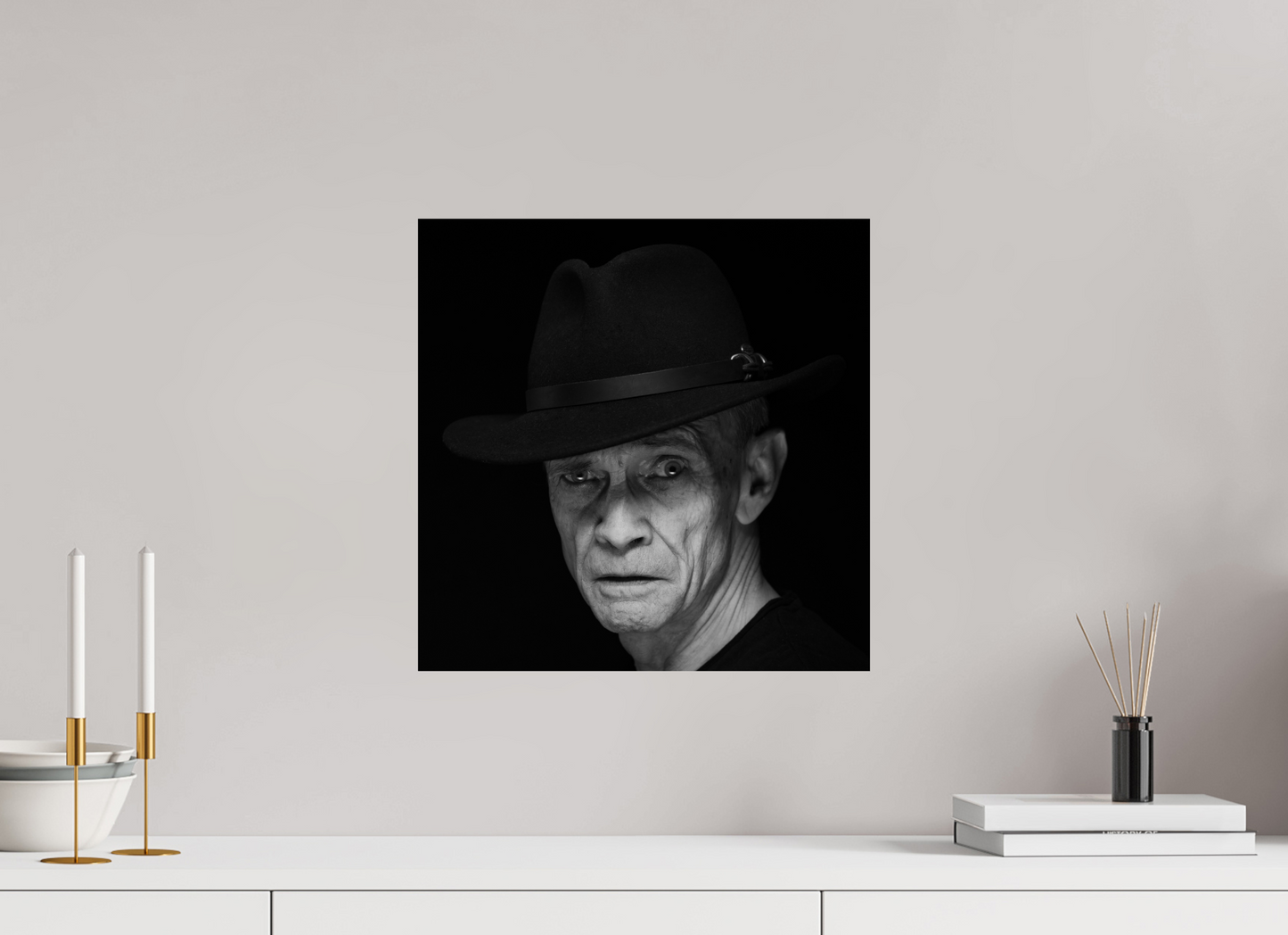 Showdown - Schwarzweiß-Fotografie, Portrait - Hochwertiger Abzug in Galeriequalität