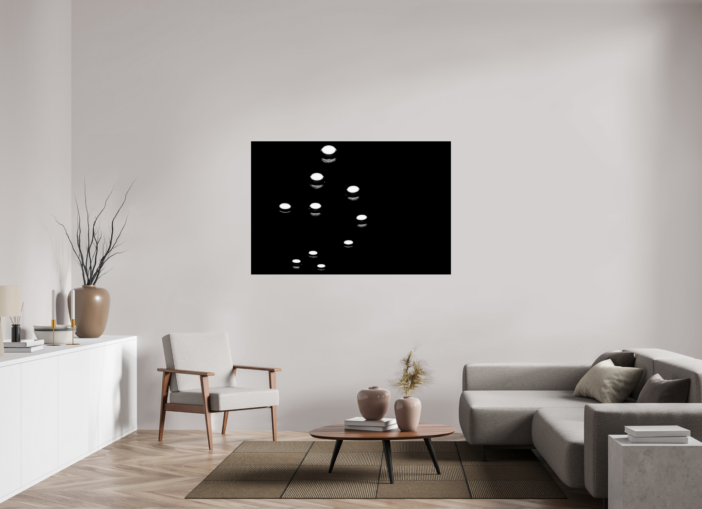 Fleet - Abstrakte Schwarzweiß-Fotografie - Hochwertiger Abzug in Galeriequalität