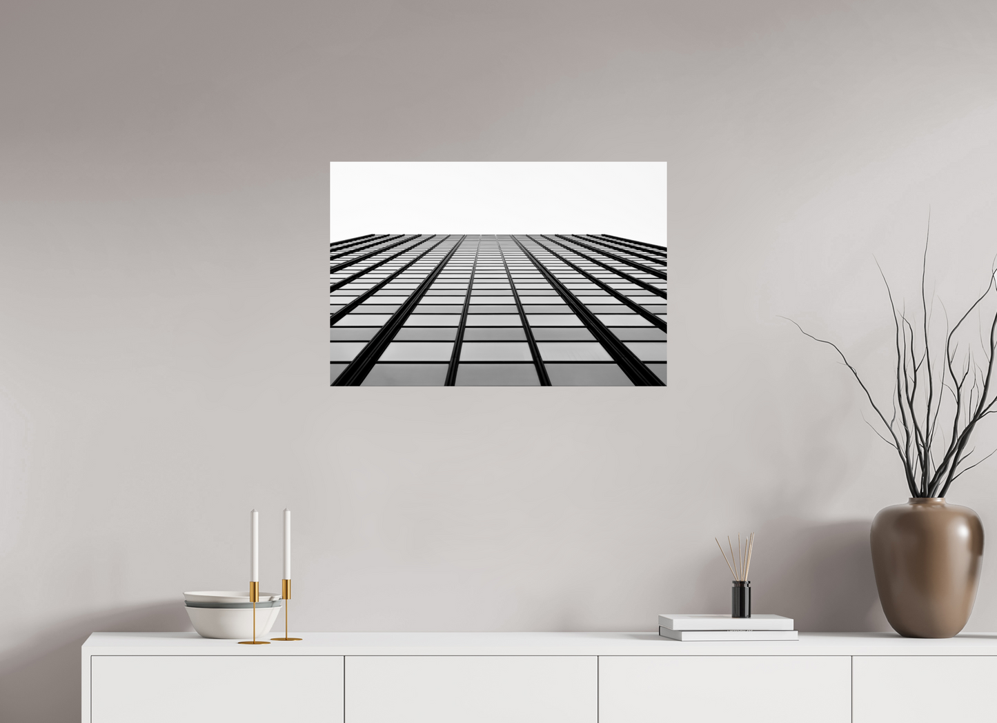 Grid III - Schwarzweiß-Architekturfotografie - Hochwertiger Abzug in Galeriequalität