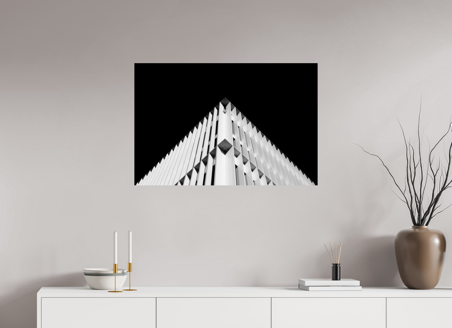 Radiator - Schwarzweiß-Architekturfotografie - Hochwertiger Abzug in Galeriequalität