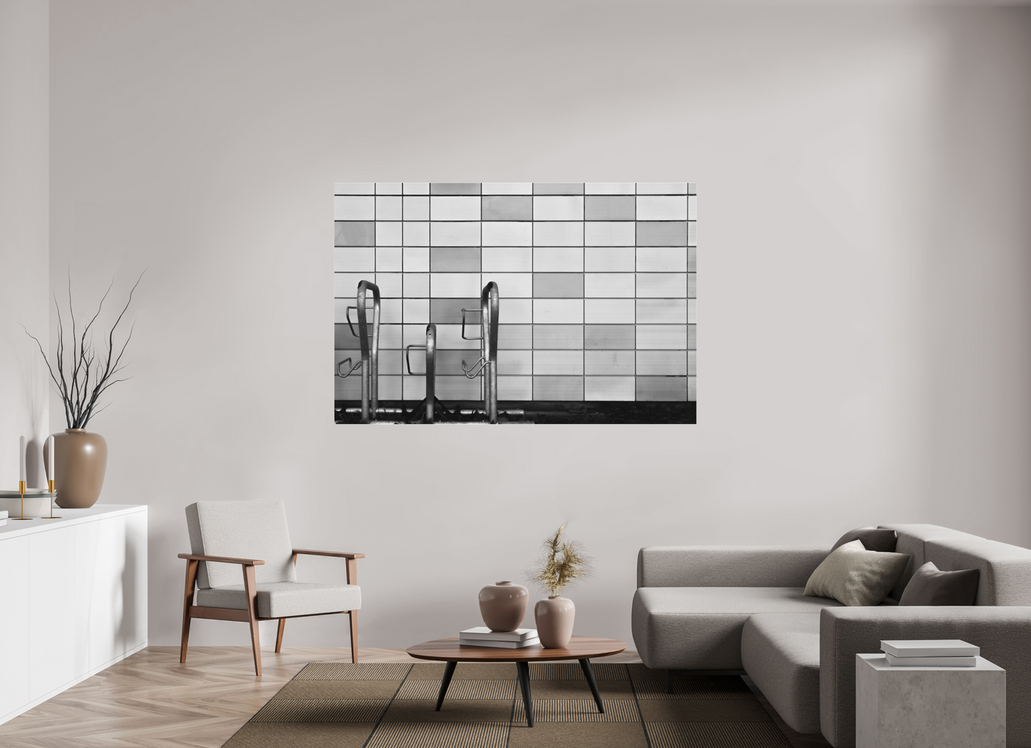 Trident - Schwarzweiß-Fotografie - Hochwertiger Abzug in Galeriequalität