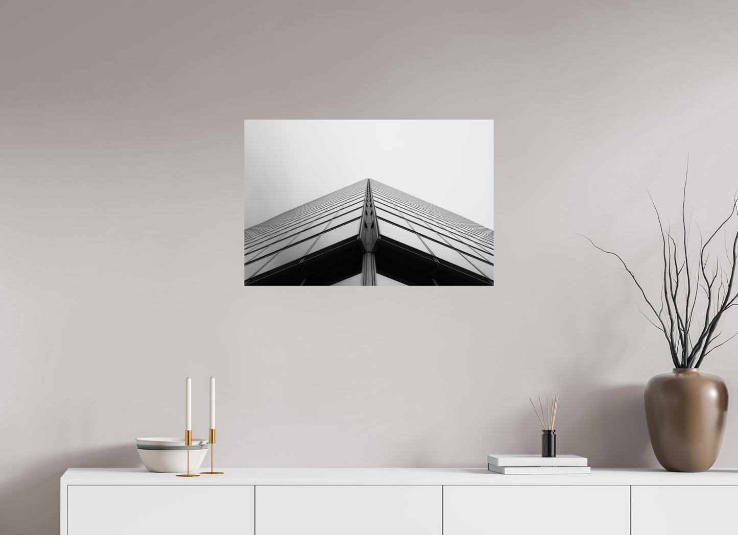 Peak - Schwarzweiß-Architekturfotografie - Hochwertiger Abzug in Galeriequalität