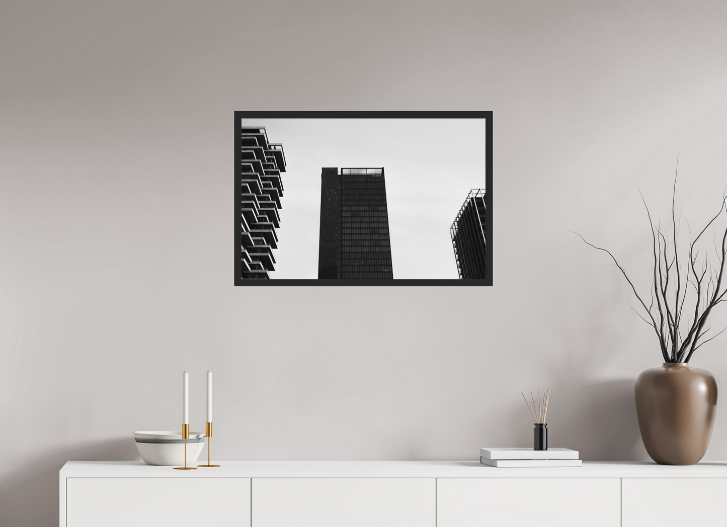Trium - Black and White Architectural Fine Art Photography - High-Quality Print