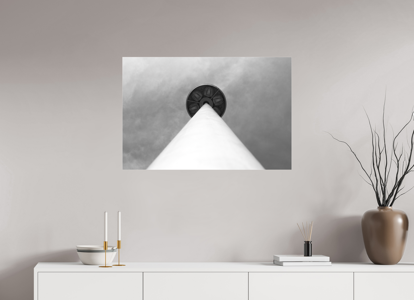 Nail - Abstrakte Schwarzweiß-Fotografie, Naheinstellung - Hochwertiger Abzug in Galeriequalität