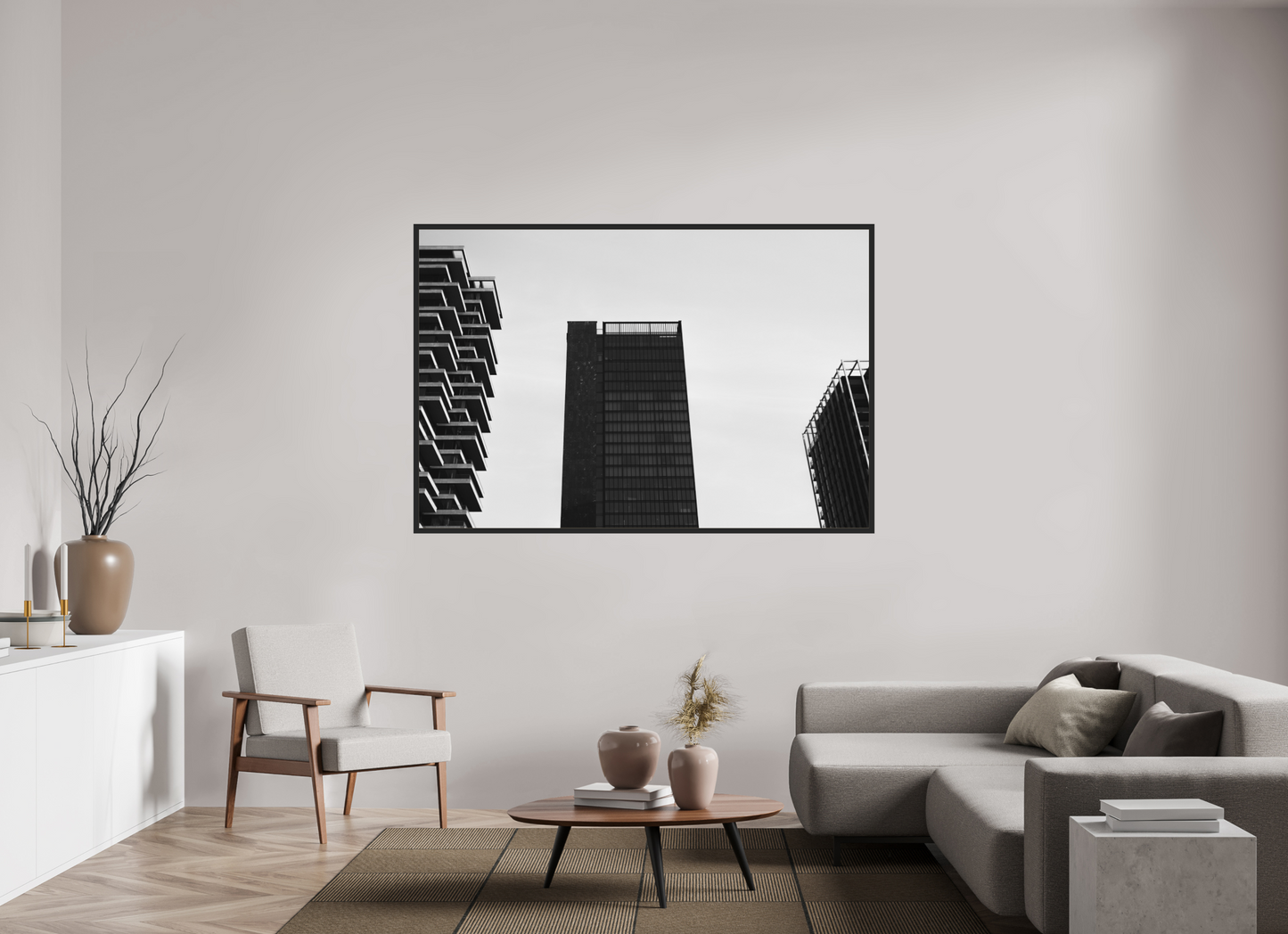 Trium - Black and White Architectural Fine Art Photography - High-Quality Print