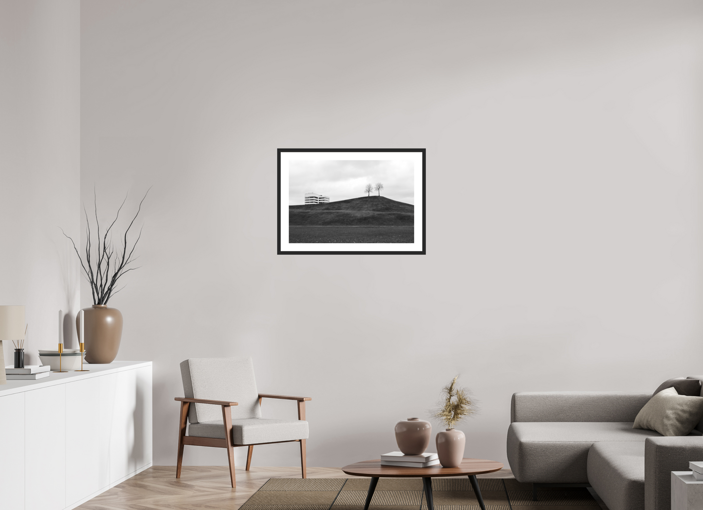 Wave - Schwarzweiß-Fotografie - Hochwertiger Abzug in Galeriequalität