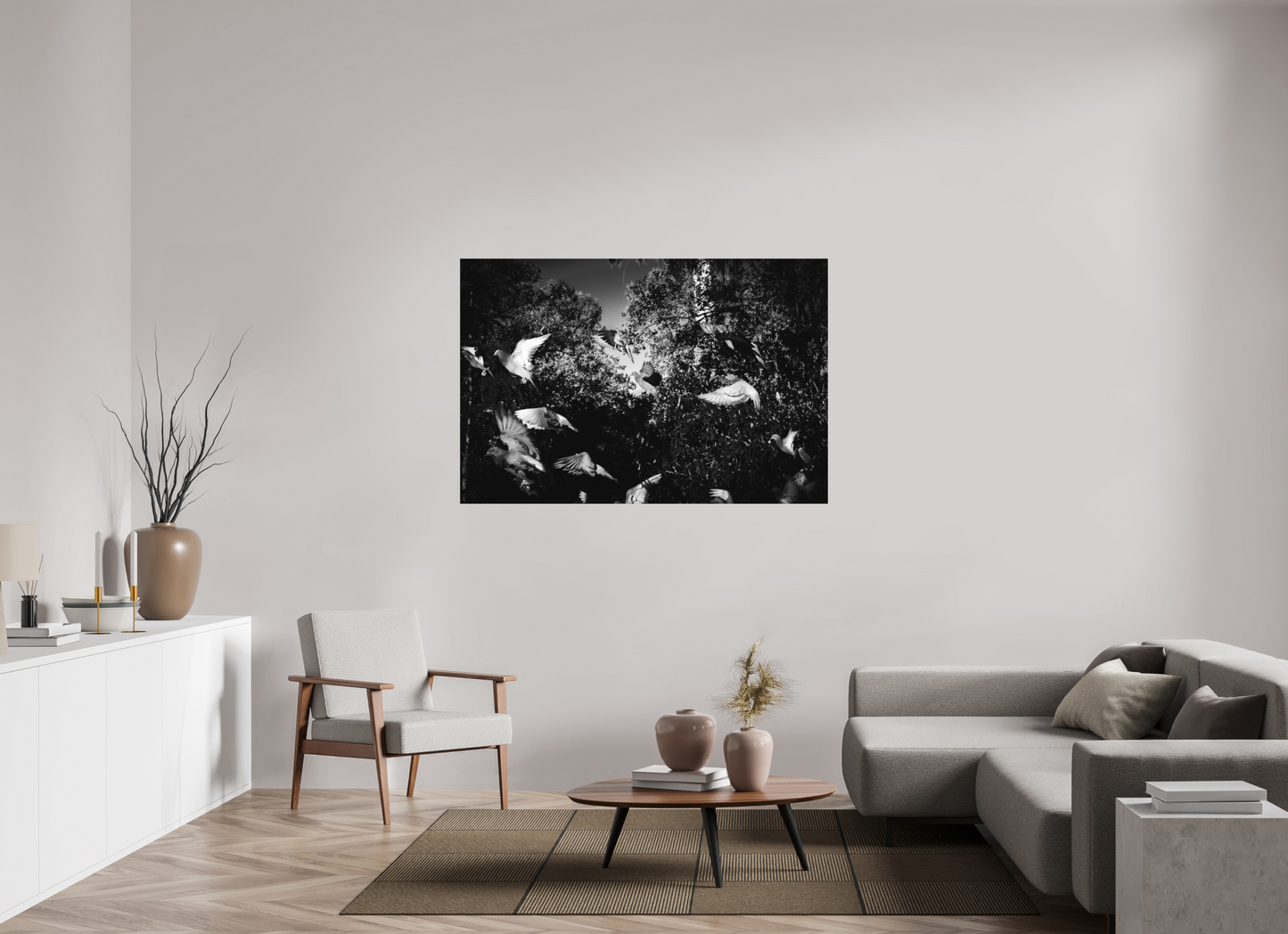 Poultry - Schwarzweiß-Tierfotografie - Hochwertiger Abzug in Galeriequalität