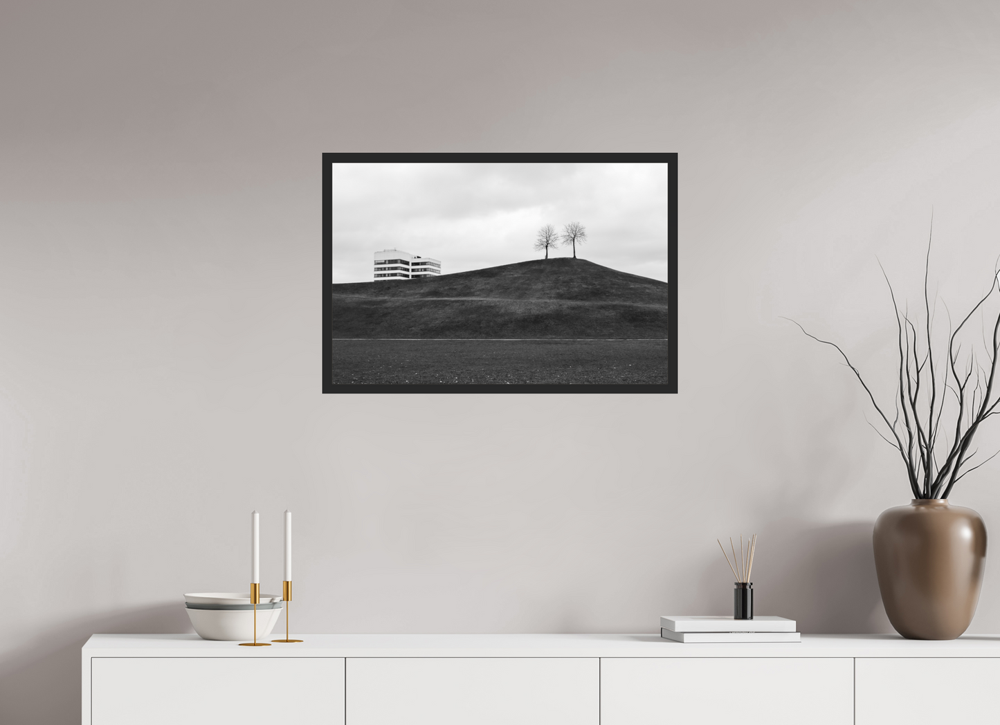 Wave - Schwarzweiß-Fotografie - Hochwertiger Abzug in Galeriequalität
