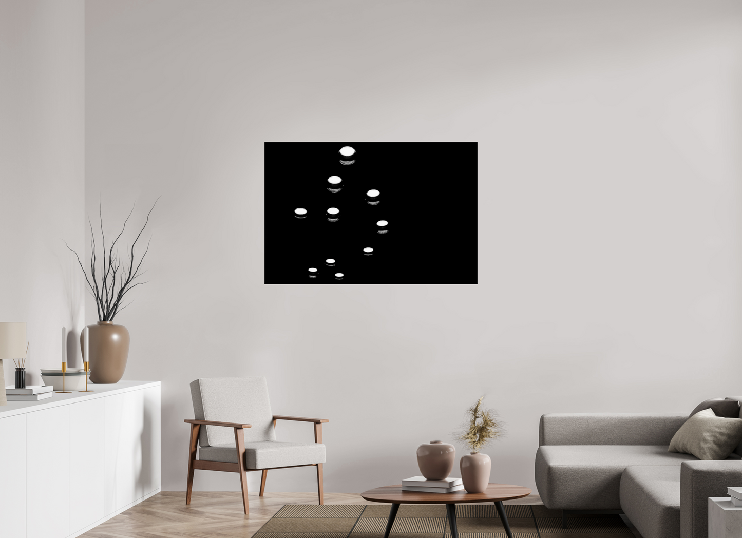 Fleet - Abstrakte Schwarzweiß-Fotografie - Hochwertiger Abzug in Galeriequalität