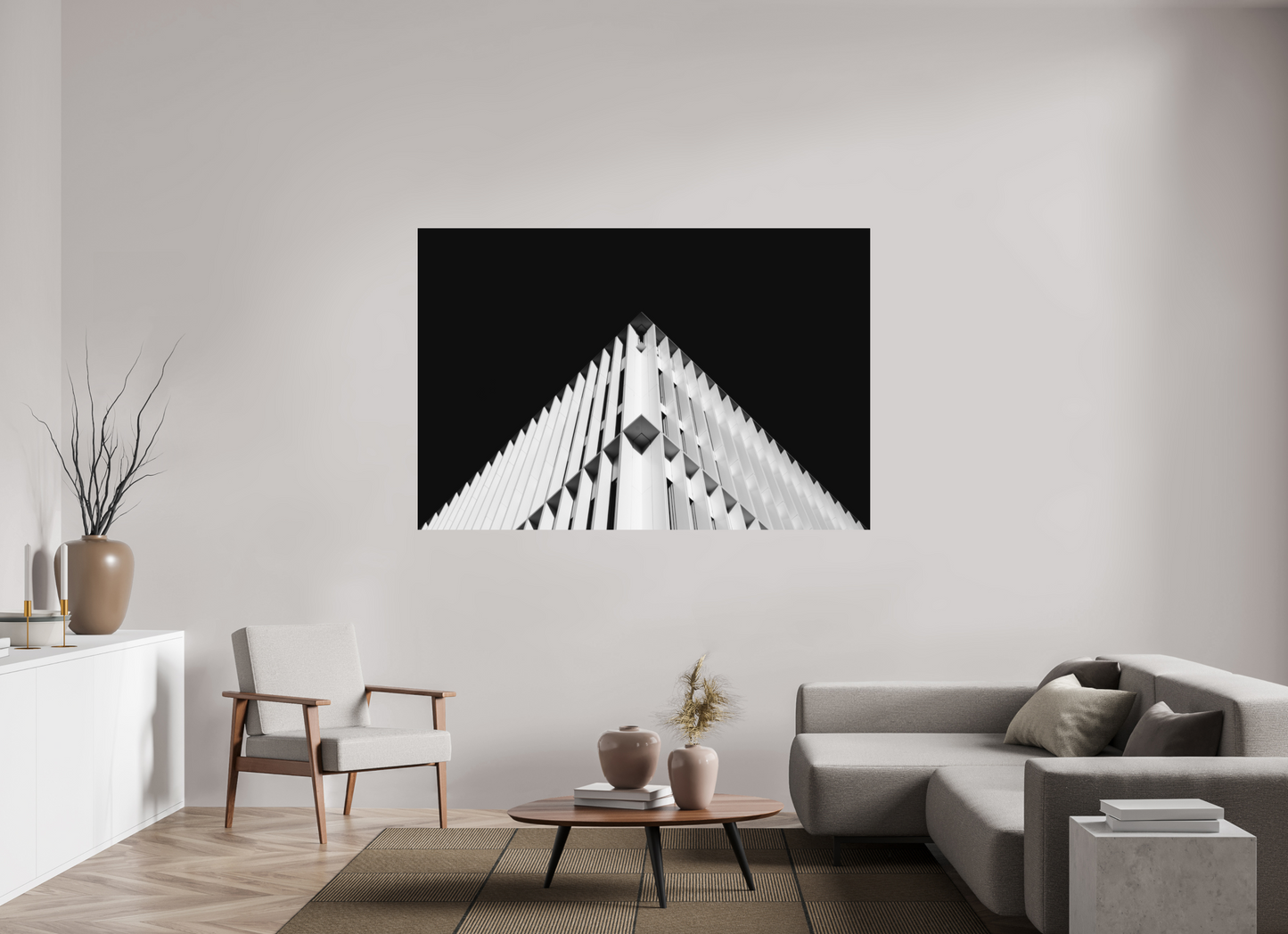 Radiator - Schwarzweiß-Architekturfotografie - Hochwertiger Abzug in Galeriequalität