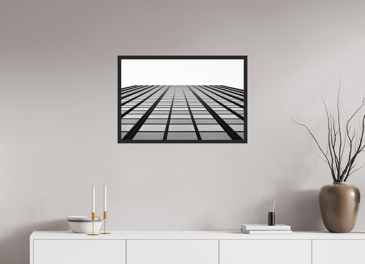 Grid III - Schwarzweiß-Architekturfotografie - Hochwertiger Abzug in Galeriequalität