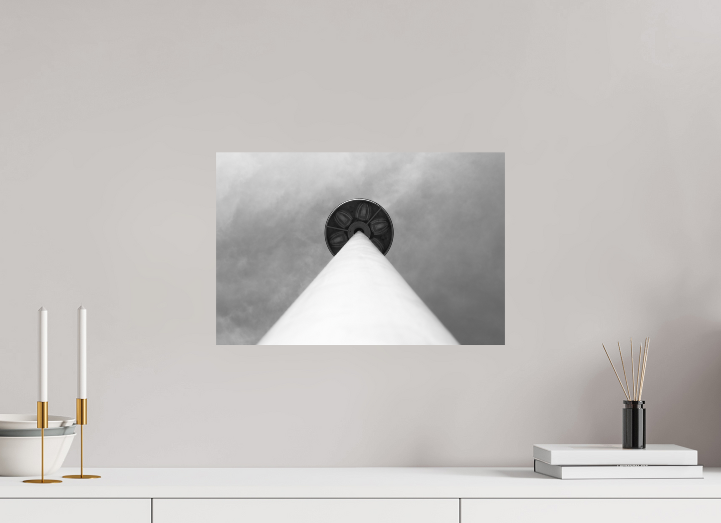 Nail - Abstrakte Schwarzweiß-Fotografie, Naheinstellung - Hochwertiger Abzug in Galeriequalität