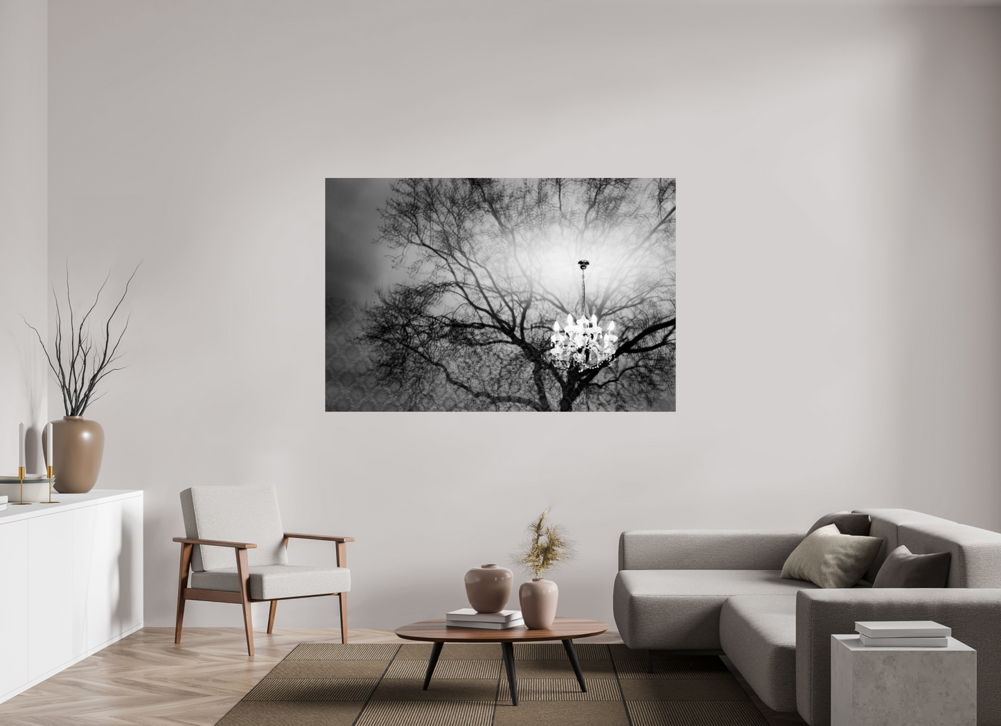 Illusion - Abstrakte Schwarzweiß-Fotografie - Hochwertiger Abzug in Galeriequalität