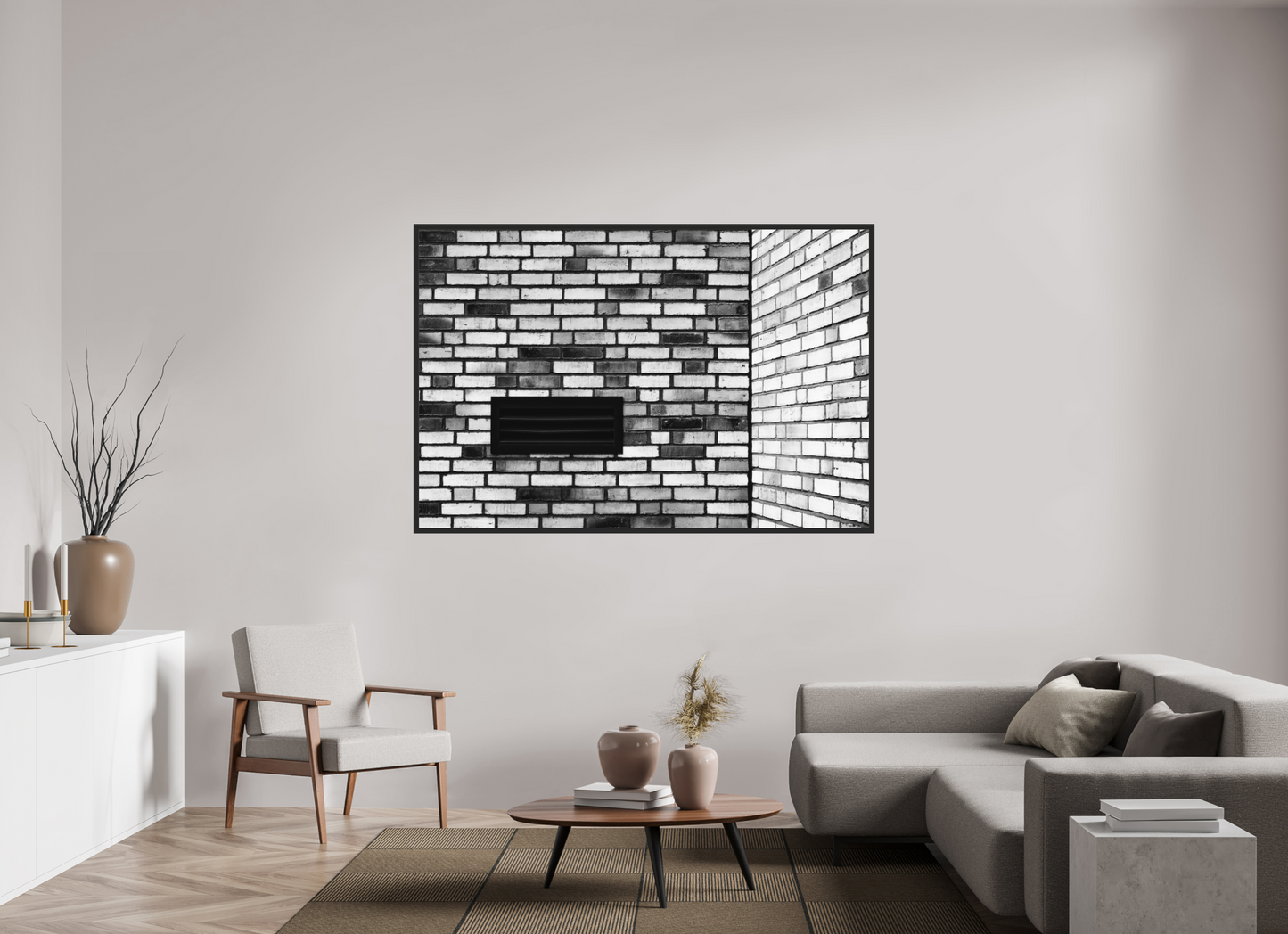 Black Box - Schwarzweiß-Architekturfotografie, Naheinstellung - Hochwertiger Abzug in Galeriequalität