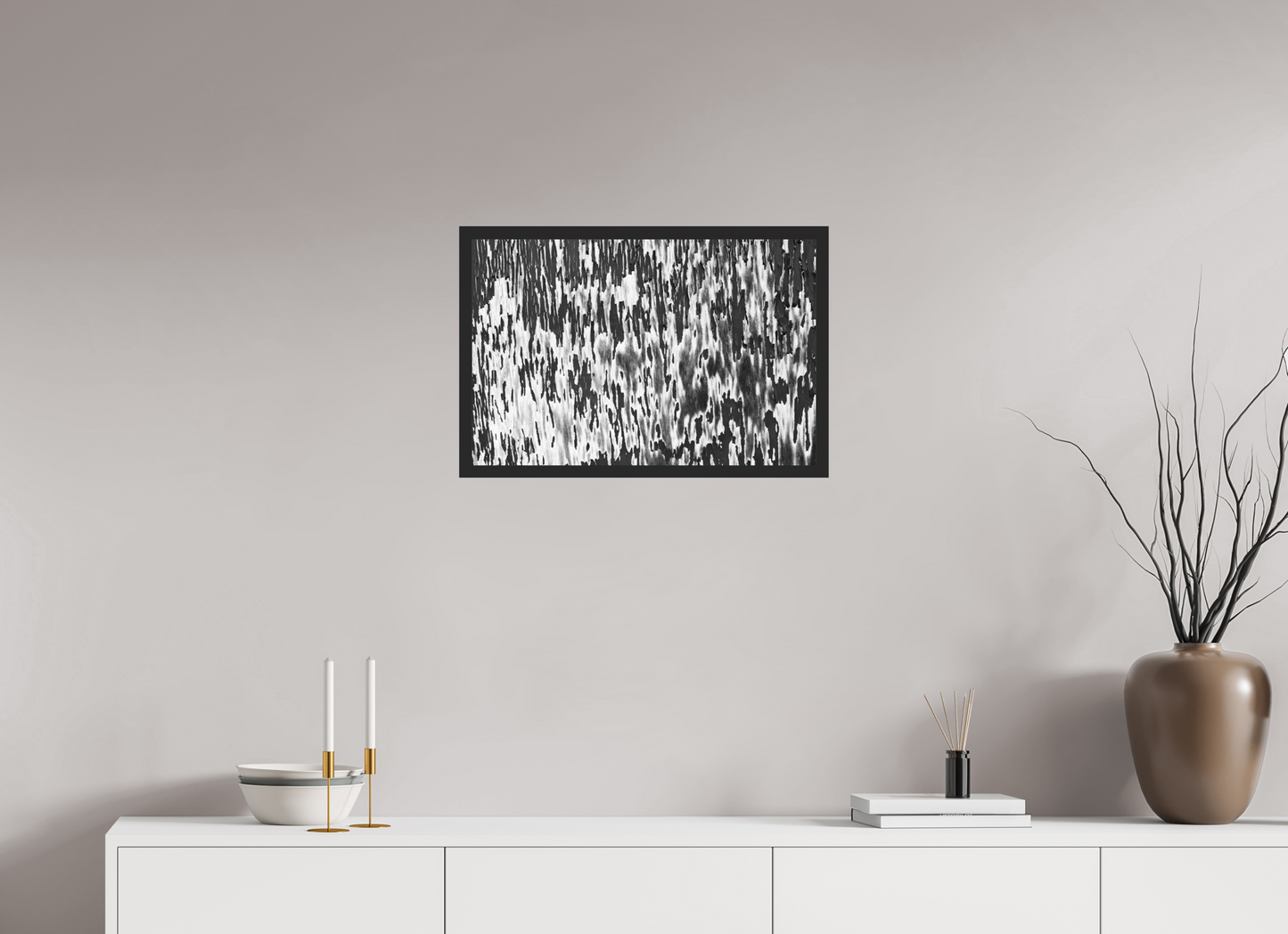 Chipping - Abstrakte Schwarzweiß-Fotografie, Nahaufnahme - Hochwertiger Abzug in Galeriequalität