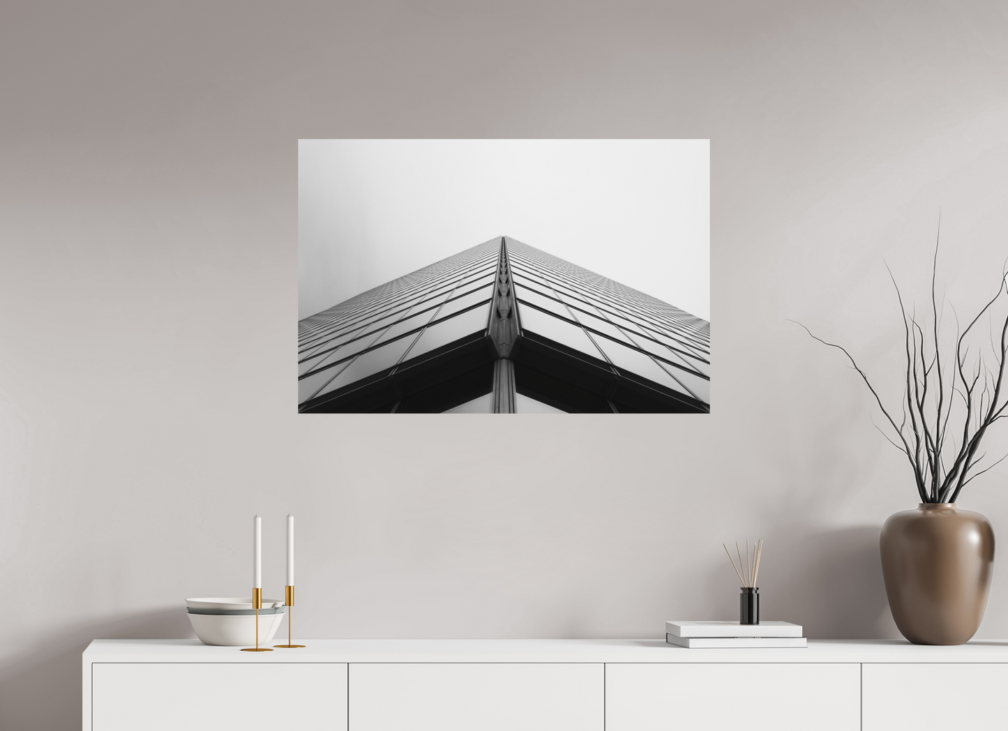 Peak - Schwarzweiß-Architekturfotografie - Hochwertiger Abzug in Galeriequalität
