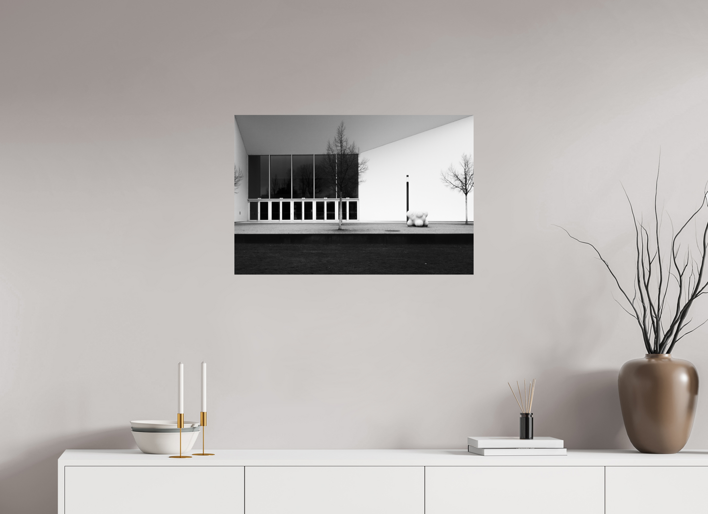 Vanishing - Schwarzweiß-Architekturfotografie - Hochwertiger Abzug in Galeriequalität
