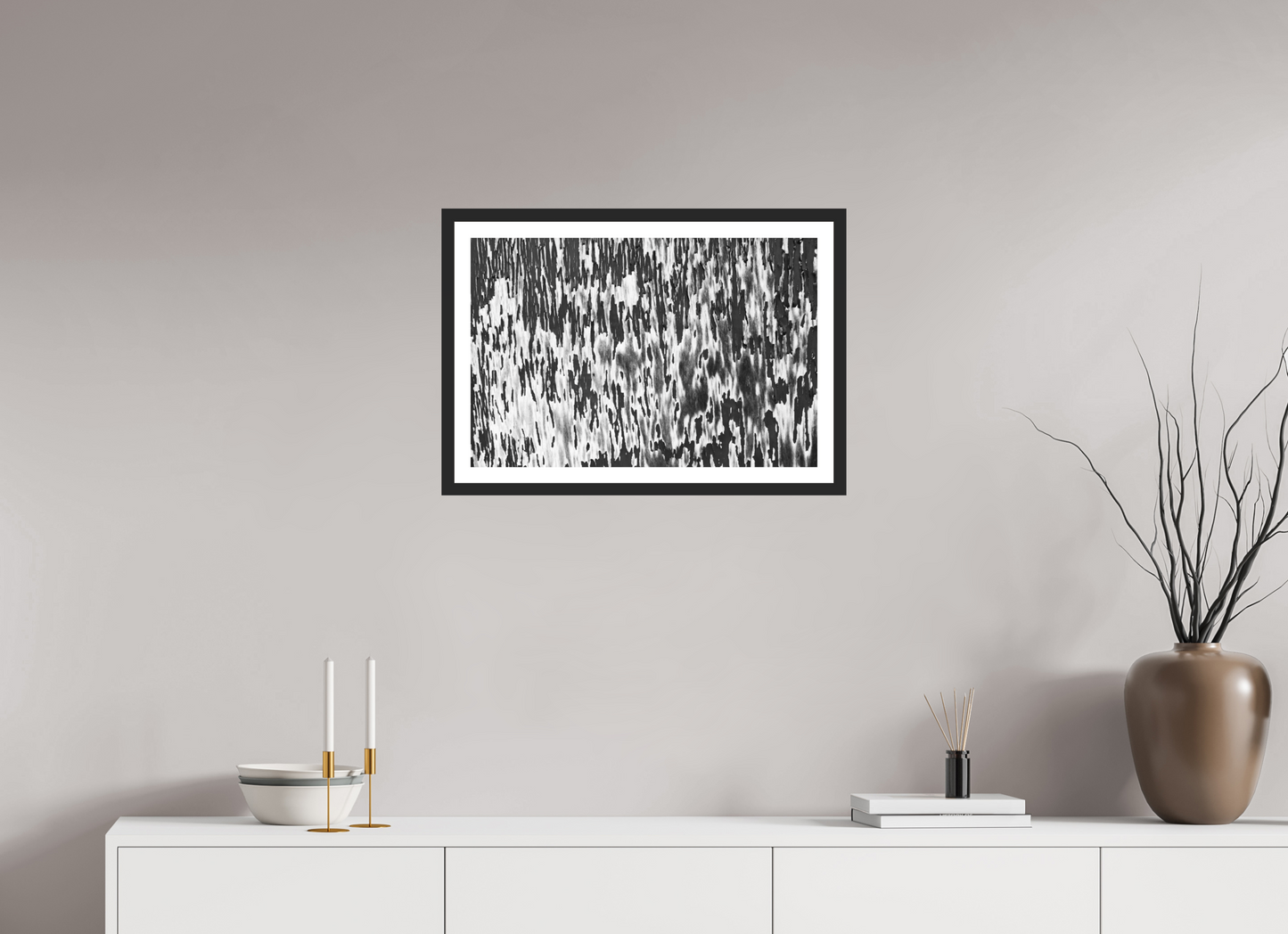 Chipping - Abstrakte Schwarzweiß-Fotografie, Nahaufnahme - Hochwertiger Abzug in Galeriequalität