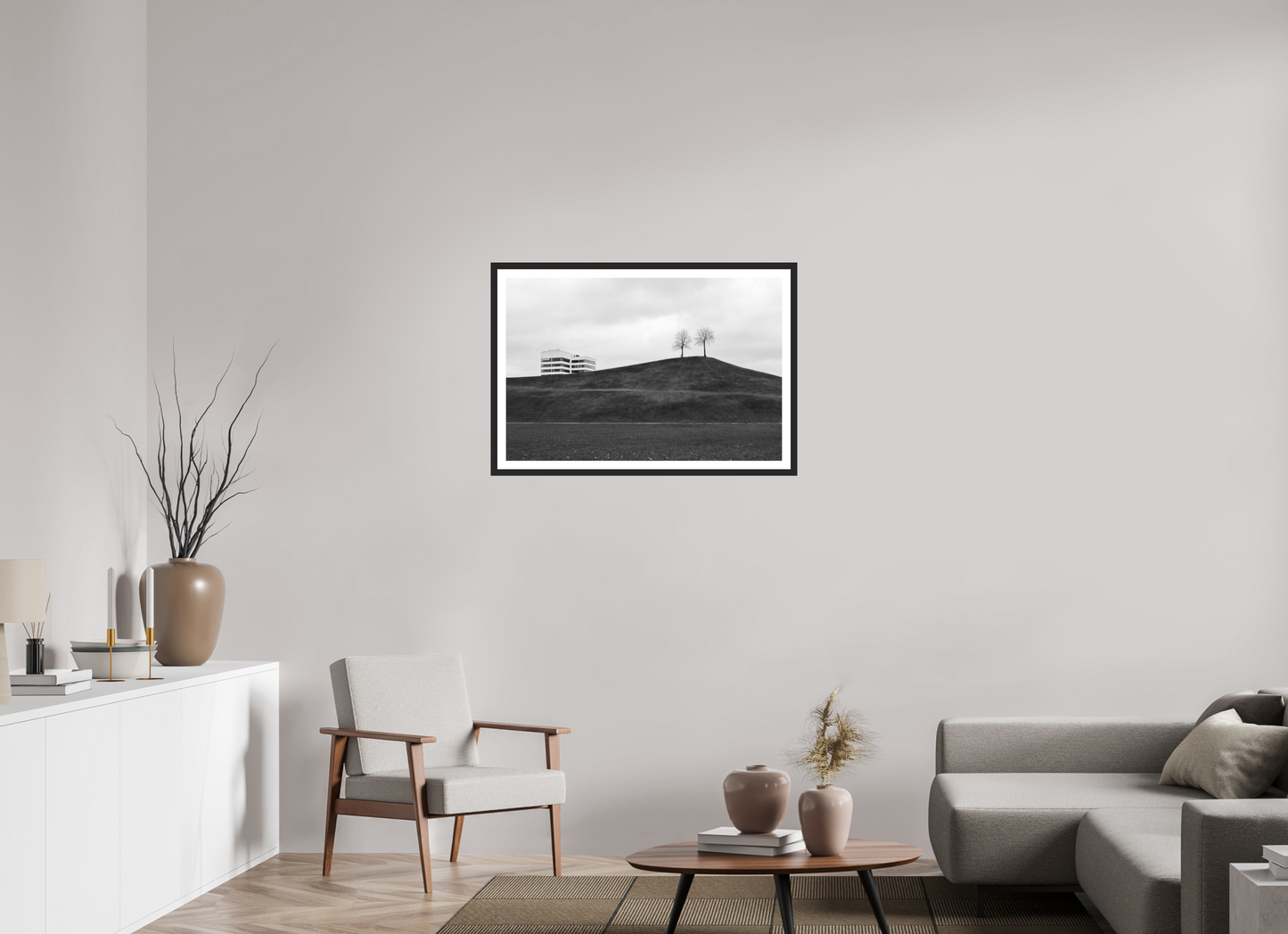 Wave - Schwarzweiß-Fotografie - Hochwertiger Abzug in Galeriequalität