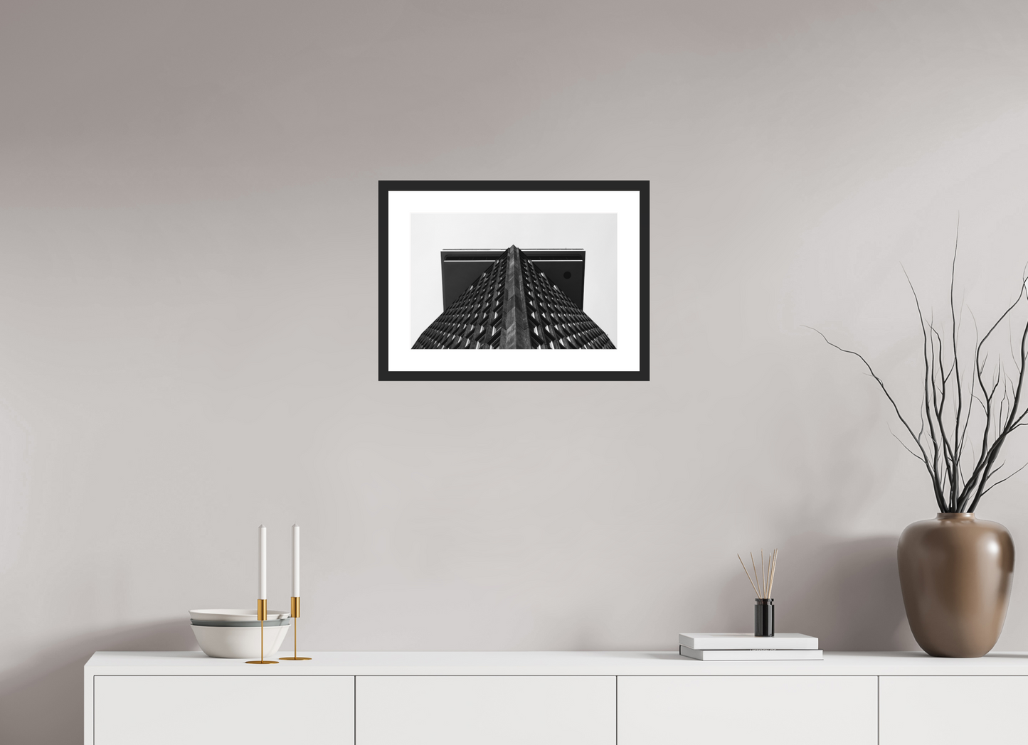 Tabletop - Schwarzweiß-Architekturfotografie - Hochwertiger Abzug in Galeriequalität