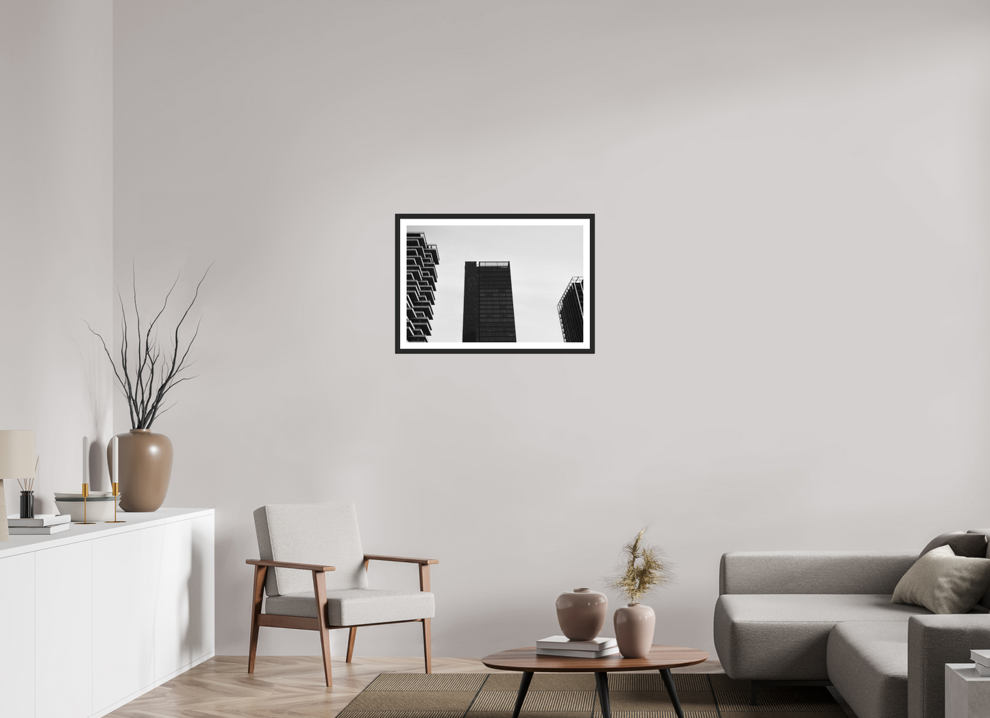 Trium - Black and White Architectural Fine Art Photography - High-Quality Print