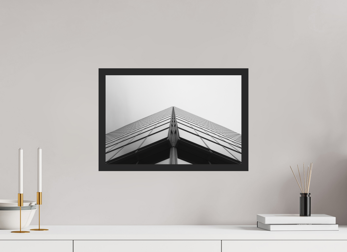 Peak - Schwarzweiß-Architekturfotografie - Hochwertiger Abzug in Galeriequalität