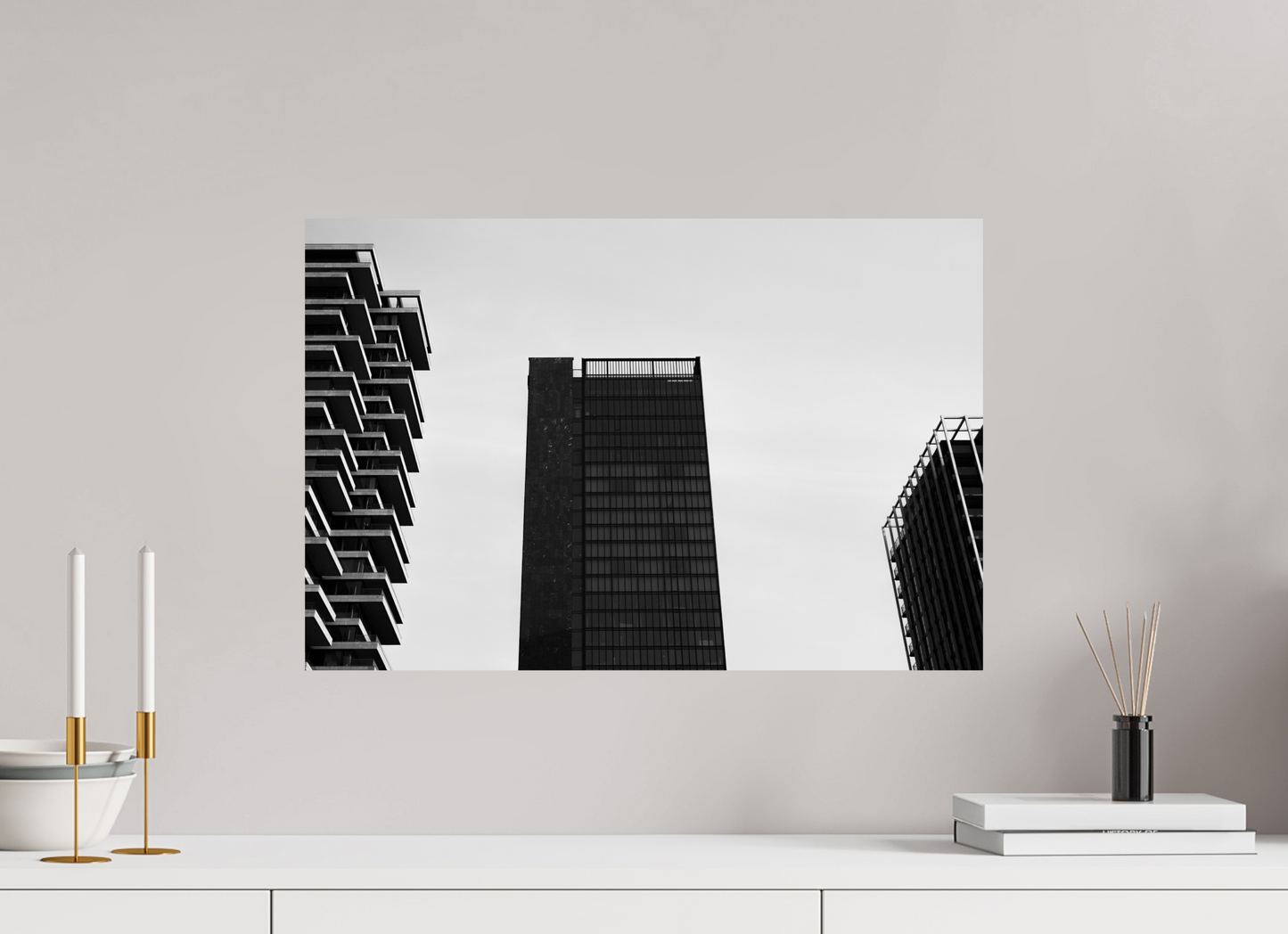Trium - Black and White Architectural Fine Art Photography - High-Quality Print