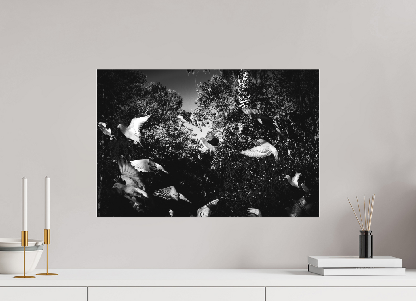 Poultry - Schwarzweiß-Tierfotografie - Hochwertiger Abzug in Galeriequalität