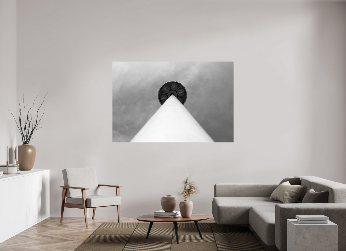 Nail - Abstrakte Schwarzweiß-Fotografie, Naheinstellung - Hochwertiger Abzug in Galeriequalität