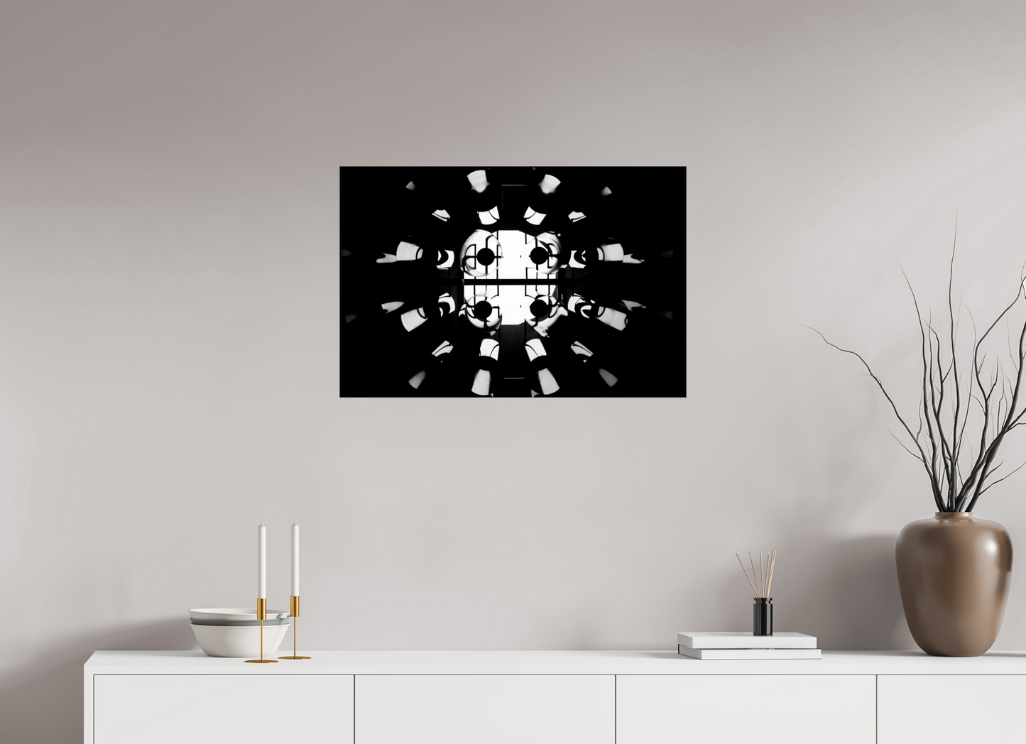Core - Abstrakte Schwarzweiß-Fotografie - Hochwertiger Abzug in Galeriequalität