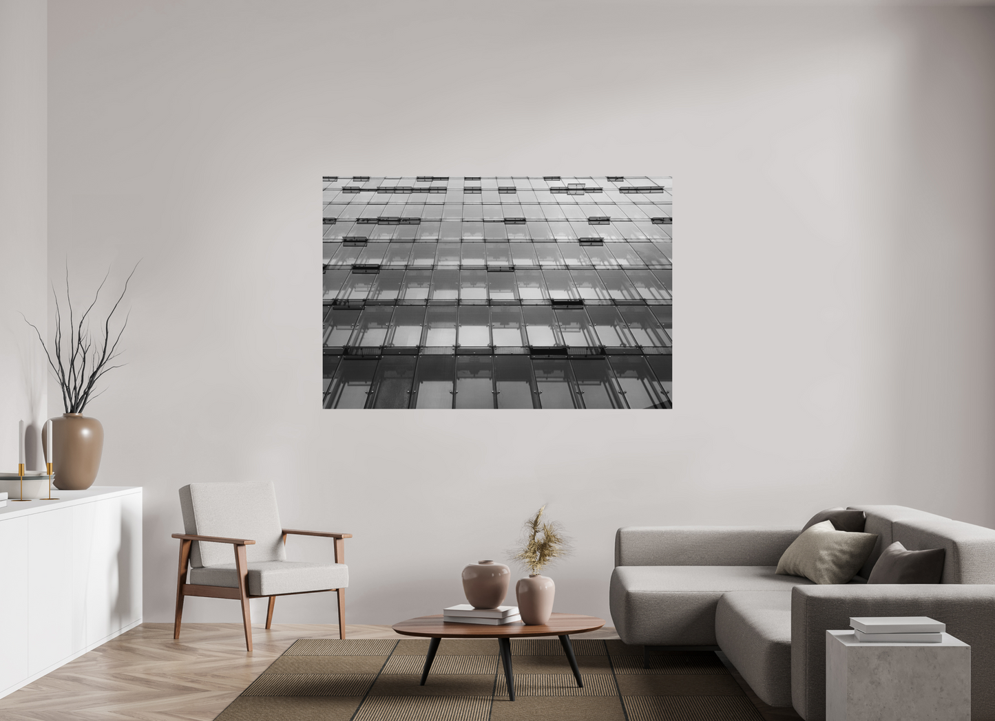 Airbrakes - Schwarzweiß-Architekturfotografie - Hochwertiger Abzug in Galeriequalität