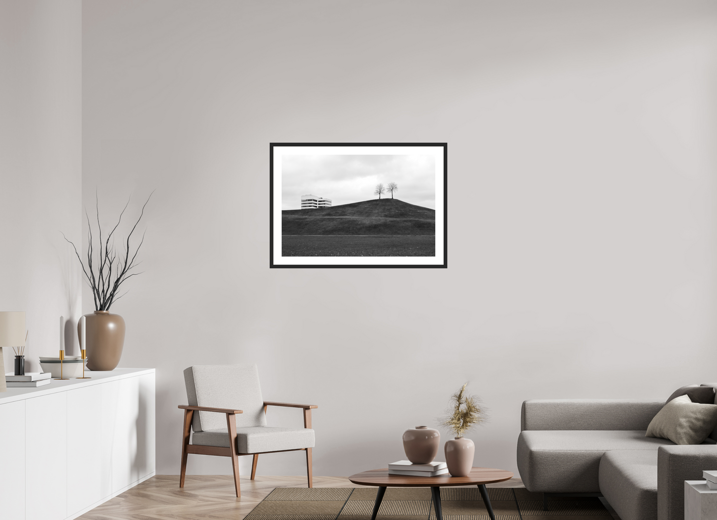 Wave - Schwarzweiß-Fotografie - Hochwertiger Abzug in Galeriequalität