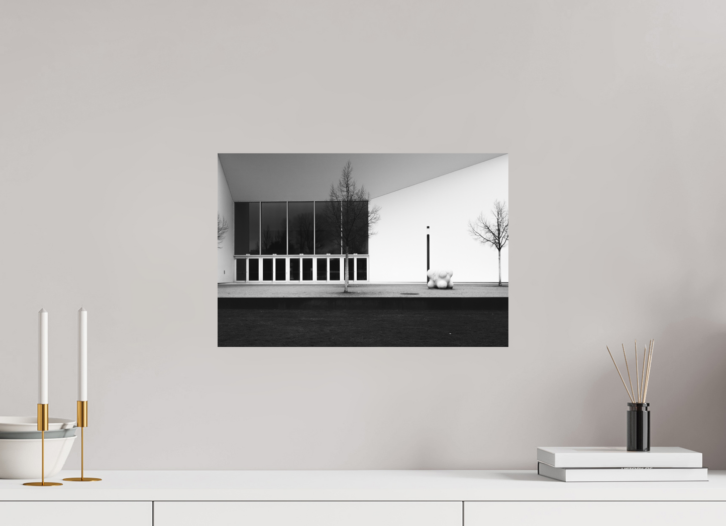 Vanishing - Schwarzweiß-Architekturfotografie - Hochwertiger Abzug in Galeriequalität