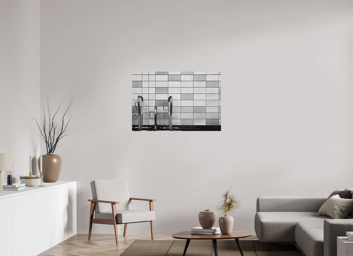 Trident - Schwarzweiß-Fotografie - Hochwertiger Abzug in Galeriequalität