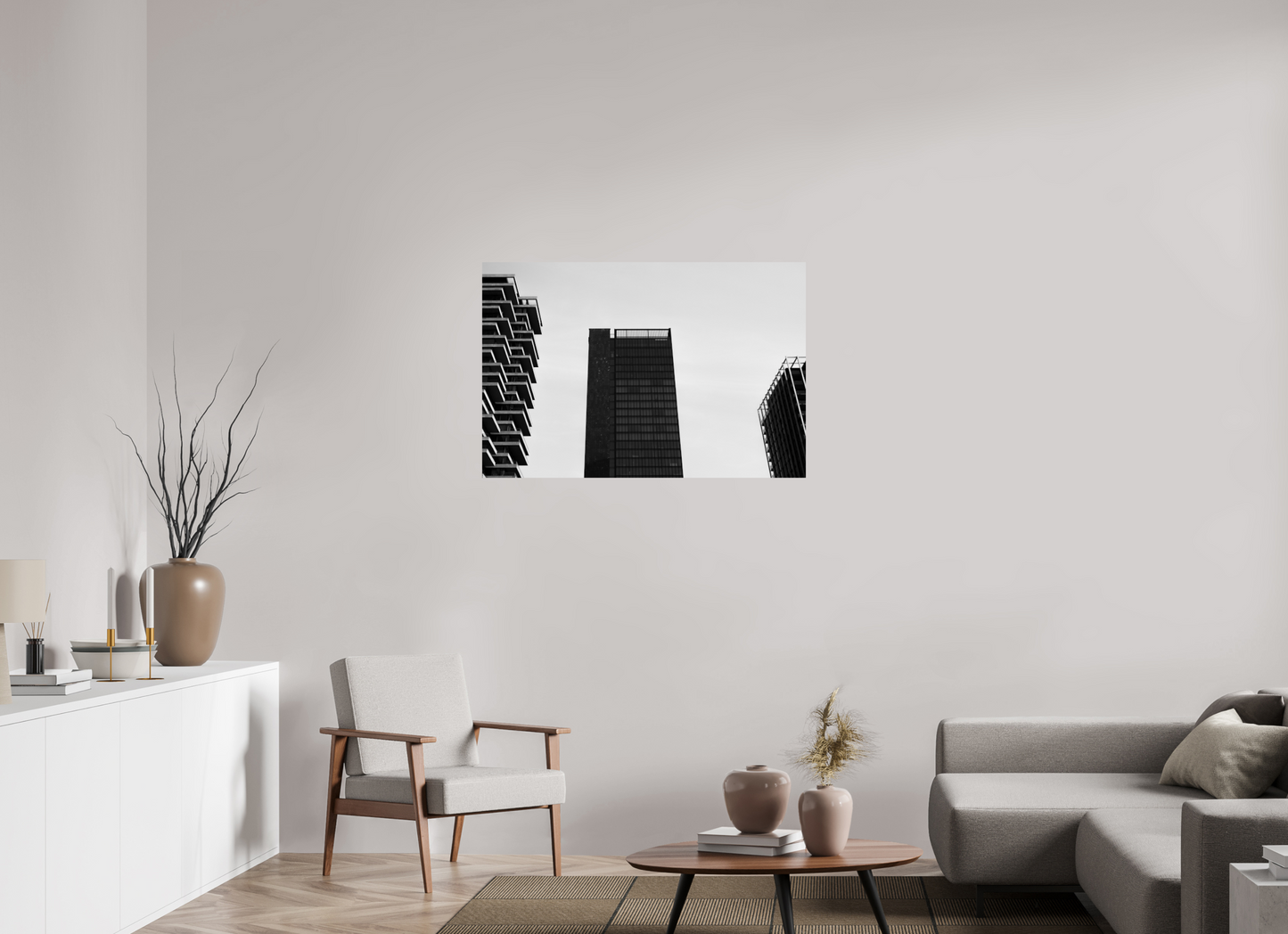 Trium - Black and White Architectural Fine Art Photography - High-Quality Print