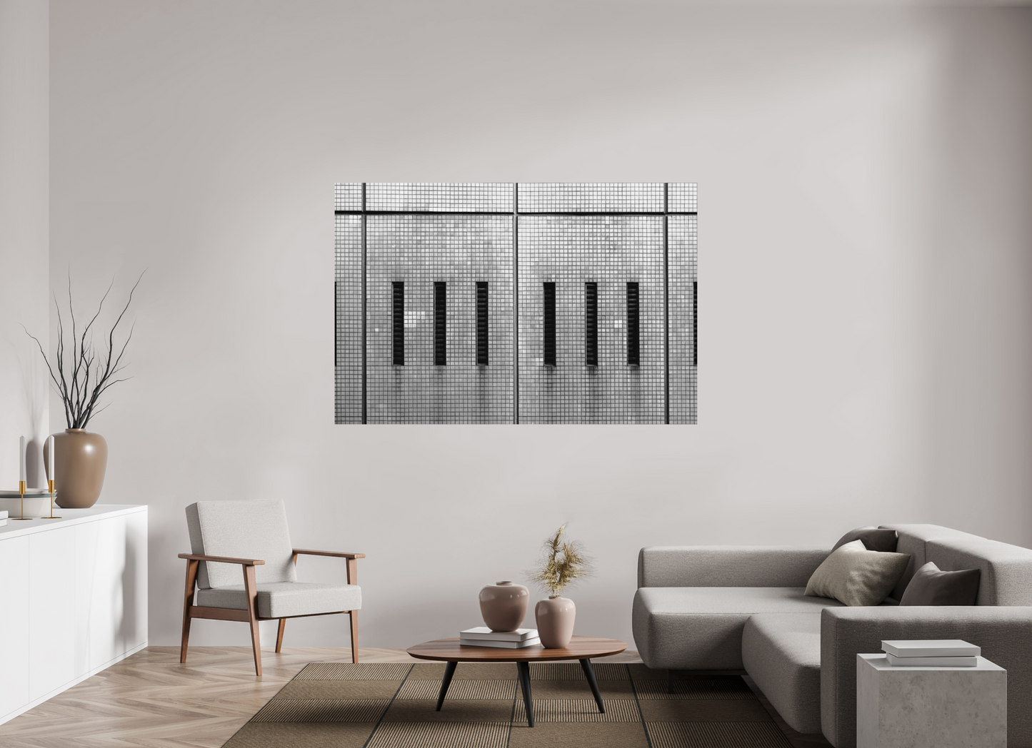 180 x 120 cm, Ilford on Aluminium Sixish - Schwarzweiß-Fotokunst - Hochwertiger Abzug