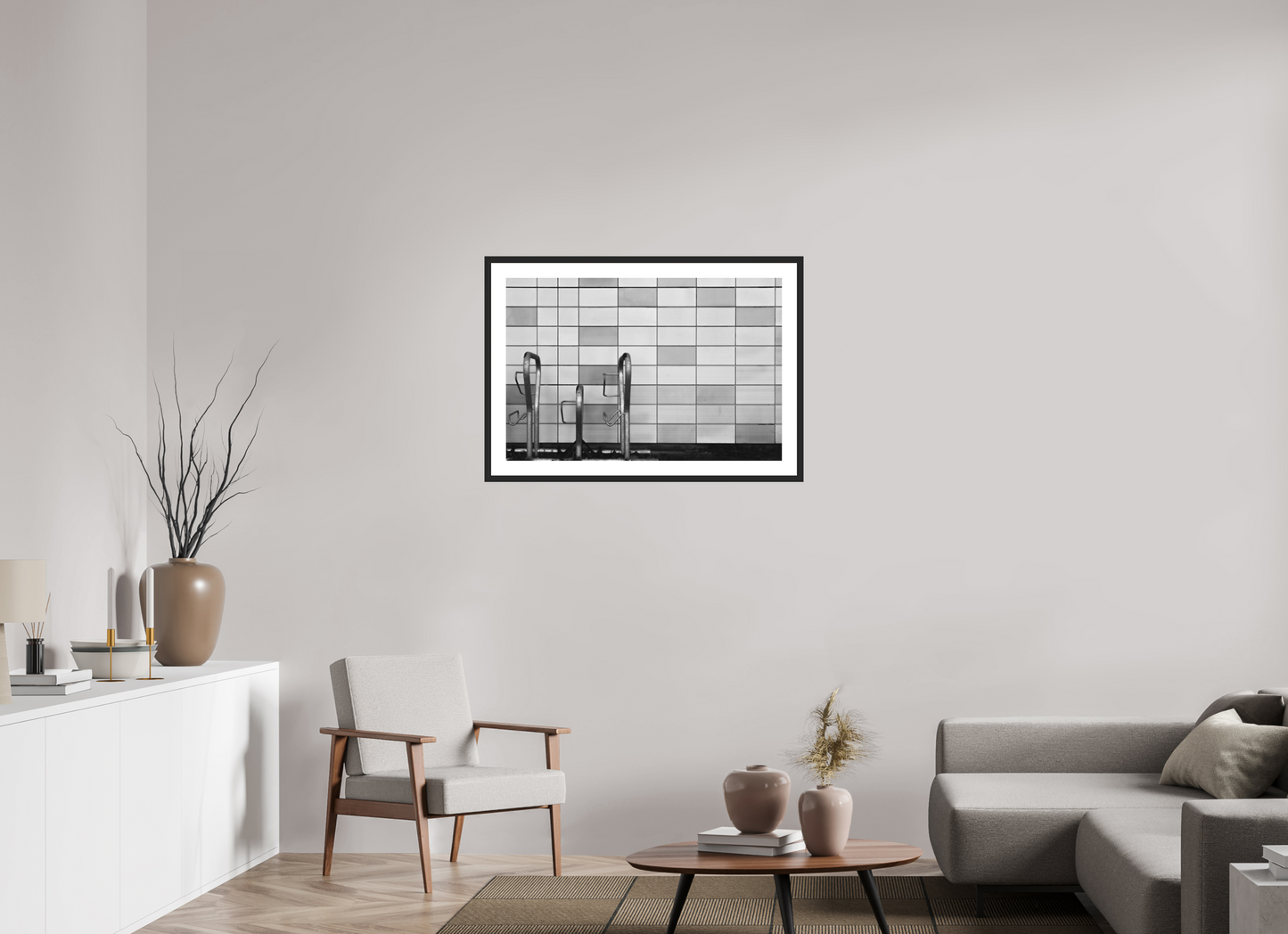 Trident - Schwarzweiß-Fotografie - Hochwertiger Abzug in Galeriequalität