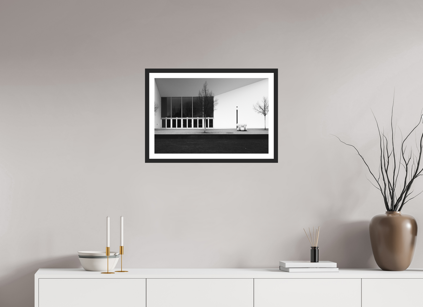 Vanishing - Schwarzweiß-Architekturfotografie - Hochwertiger Abzug in Galeriequalität