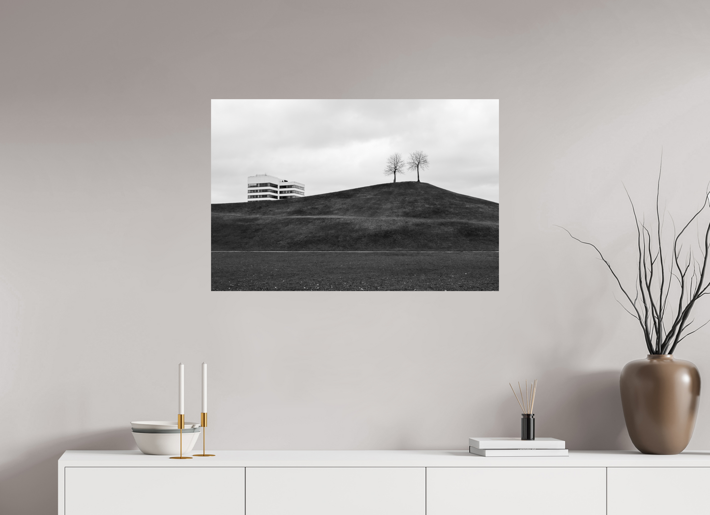 Wave - Schwarzweiß-Fotografie - Hochwertiger Abzug in Galeriequalität